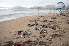 Gwangan Beach Trash
